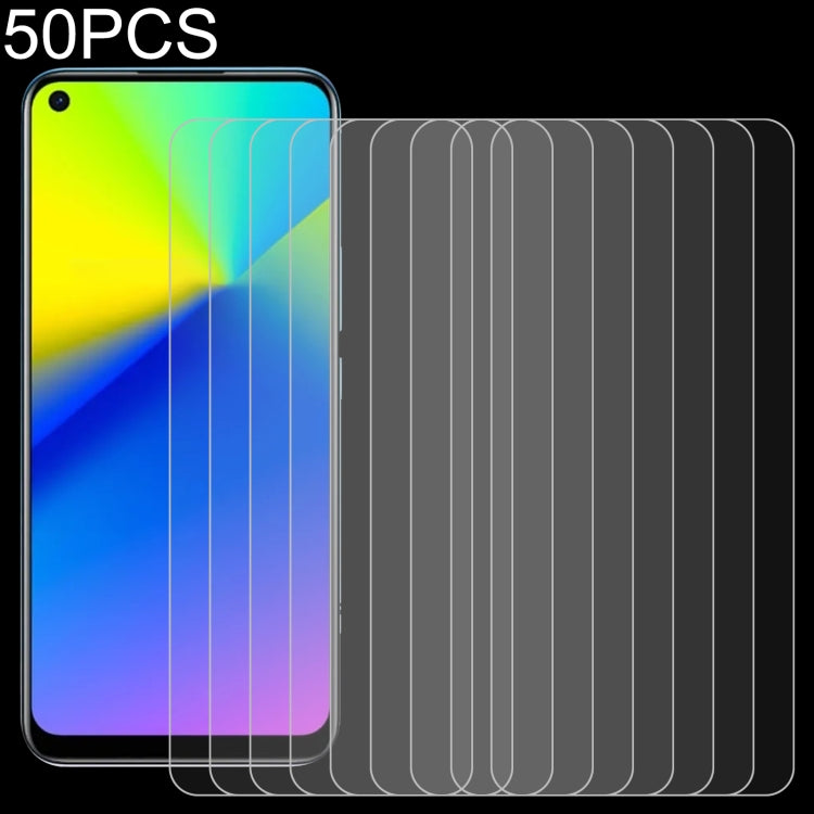 Pellicole in vetro temperato 0,26 mm 9H per OPPO e Realme 50 pezzi