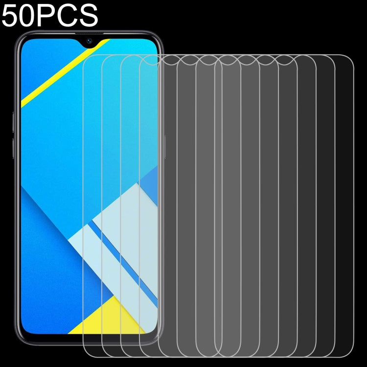 Pellicole in vetro temperato 0,26 mm 9H per OPPO e Realme 50 pezzi