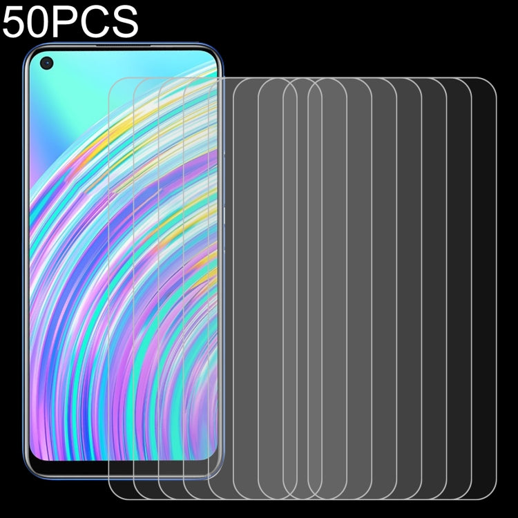 Pellicole in vetro temperato 0,26 mm 9H per OPPO e Realme 50 pezzi