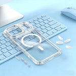 Custodia magnetica trasparente per iPhone 17 Pro Max