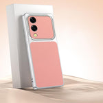 Custodia antiurto effetto pelle di agnello per Galaxy S25 FE, Edge, S25 e S25+