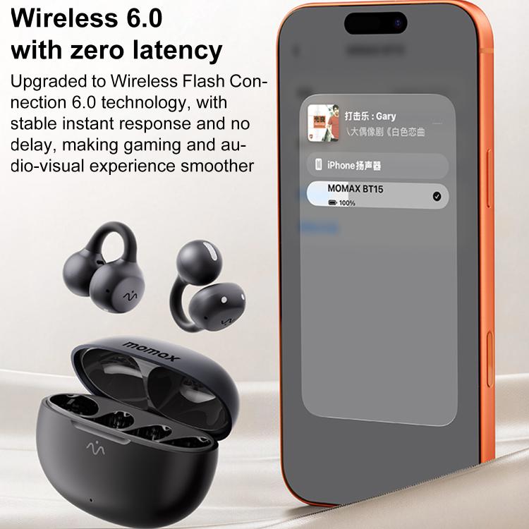 Auricolari wireless MOMAX Vibe Clip BT15 Bluetooth 6.0