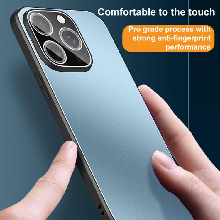 Custodia metallo satinato per iPhone 14 Pro Max