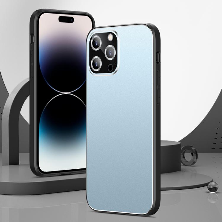 Custodia metallo satinato per iPhone 14 Pro Max