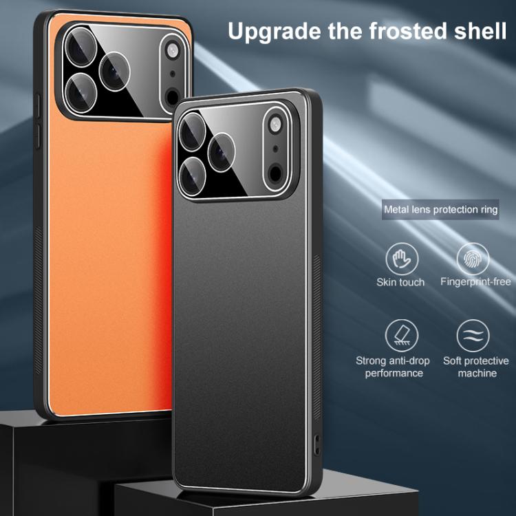 Custodia metallo satinato per iPhone 17 Pro Max