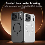 Custodia satinata con supporto magnetico per iPhone 17 Pro Max