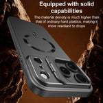 Custodia satinata con supporto magnetico per iPhone 17 Pro Max