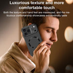 Custodia satinata con supporto magnetico per iPhone 17 Pro Max