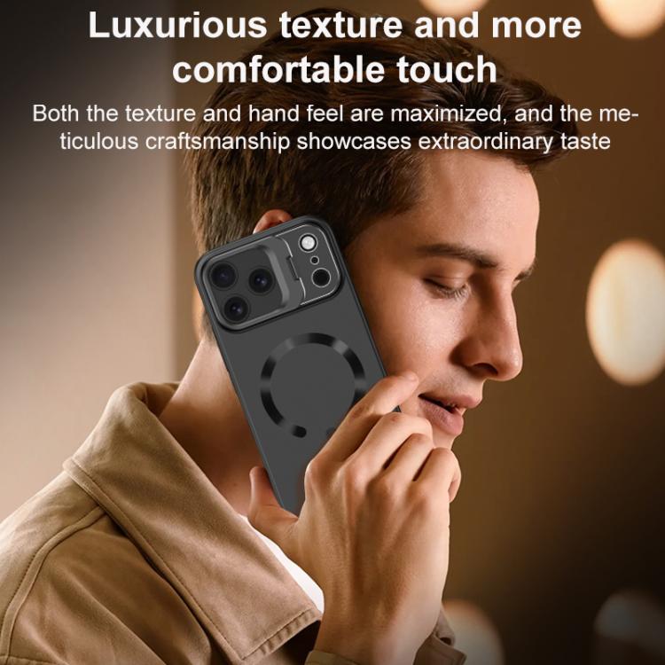 Custodia satinata con supporto magnetico per iPhone 17 Pro Max