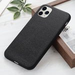 Custodia pieghevole in vera pelle per iPhone compatibili