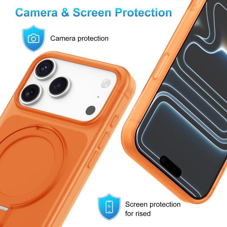 Custodia TPU con supporto girevole per iPhone 15