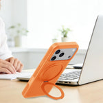Custodia TPU con supporto girevole per iPhone 15