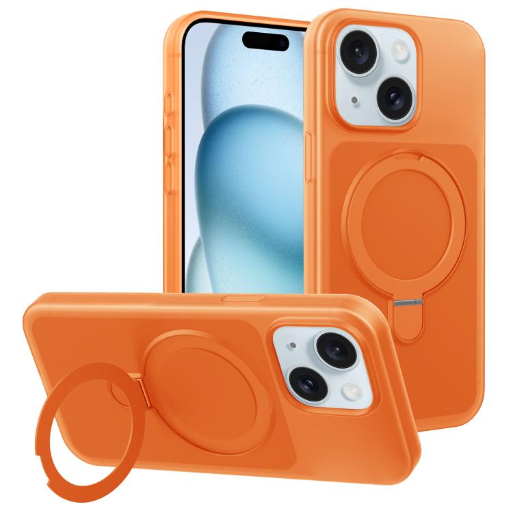 Custodia TPU con supporto girevole per iPhone 15