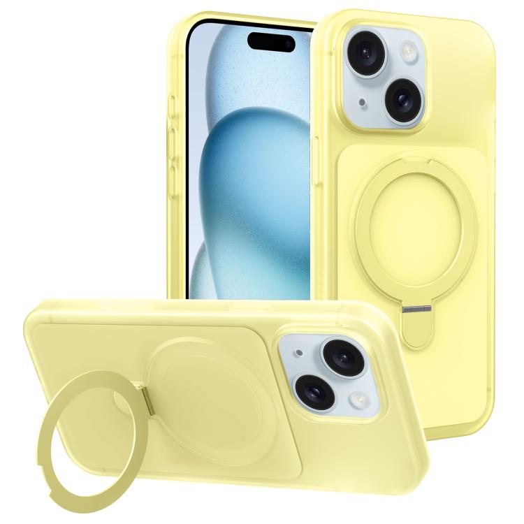 Custodia TPU con supporto girevole per iPhone 15