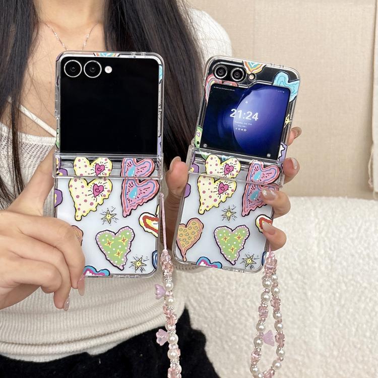 Custodia antiurto con cinturino per Samsung Galaxy Z Flip7 5G e Flip6/5
