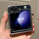 Custodia con cinturino e design nodo di farfalla per Samsung Galaxy Z