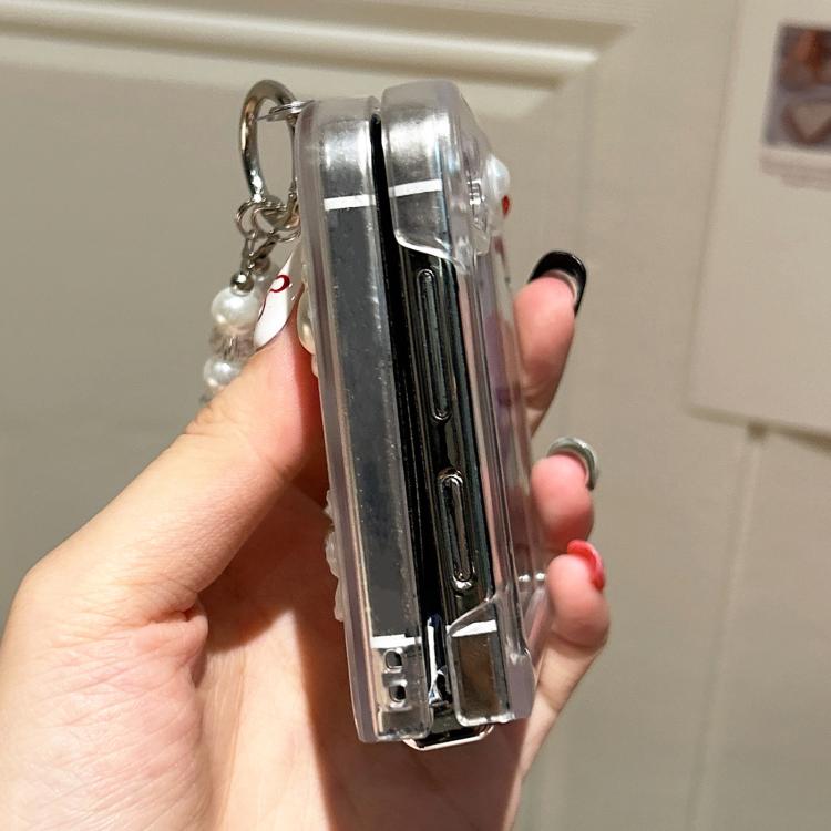 Custodia con cinturino e design nodo di farfalla per Samsung Galaxy Z