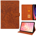 Custodia tablet smart in ecopelle con motivo gazza per Samsung Galaxy Tab S10 FE