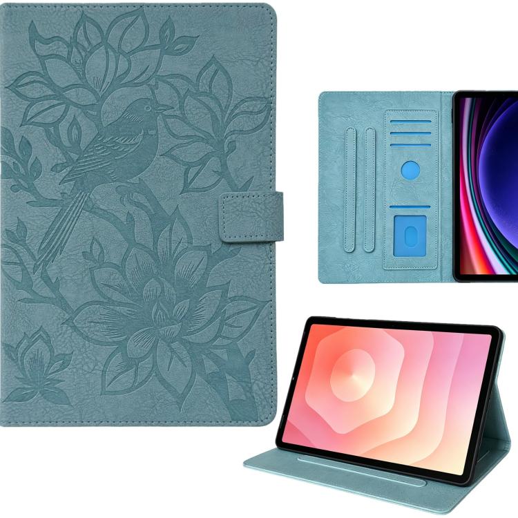 Custodia tablet smart in ecopelle con motivo gazza per Samsung Galaxy Tab S10 FE