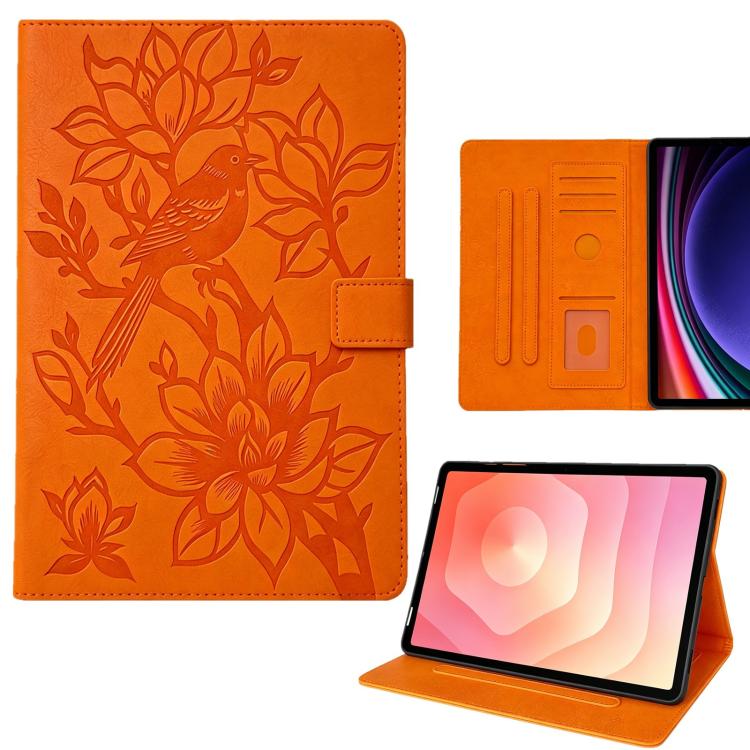 Custodia tablet smart in ecopelle con motivo gazza per Samsung Galaxy Tab S10 FE