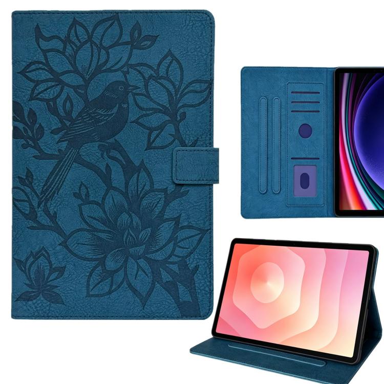 Custodia tablet smart in ecopelle con motivo gazza per Samsung Galaxy Tab S10 FE