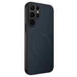 Custodia ibrida in PC e TPU con texture in fibra di carbonio per Samsung Galaxy