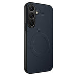 Custodia ibrida in PC e TPU con texture in fibra di carbonio per Samsung Galaxy