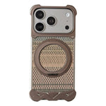 Custodia tessuto intrecciato con supporto magnetico iPhone 17 Pro