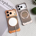 Custodia tessuto intrecciato con supporto magnetico iPhone 17 Pro