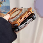 Custodia tessuto intrecciato con supporto magnetico iPhone 17 Pro