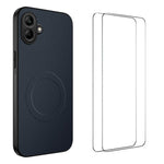Custodia magnetica in fibra di carbonio per Samsung Galaxy serie A con 2