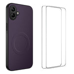 Custodia magnetica in fibra di carbonio per Samsung Galaxy serie A con 2