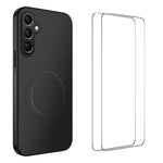 Custodia magnetica in fibra di carbonio per Samsung Galaxy serie A con 2
