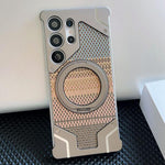 Custodia con supporto magnetico e armatura intrecciata per Samsung Galaxy S26