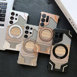 Custodia con supporto magnetico e armatura intrecciata per Samsung Galaxy S26