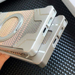 Custodia con supporto magnetico e armatura intrecciata per Samsung Galaxy S26