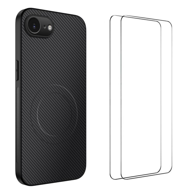 Custodia magnetica fibra carbonio per iPhone 16 e 17