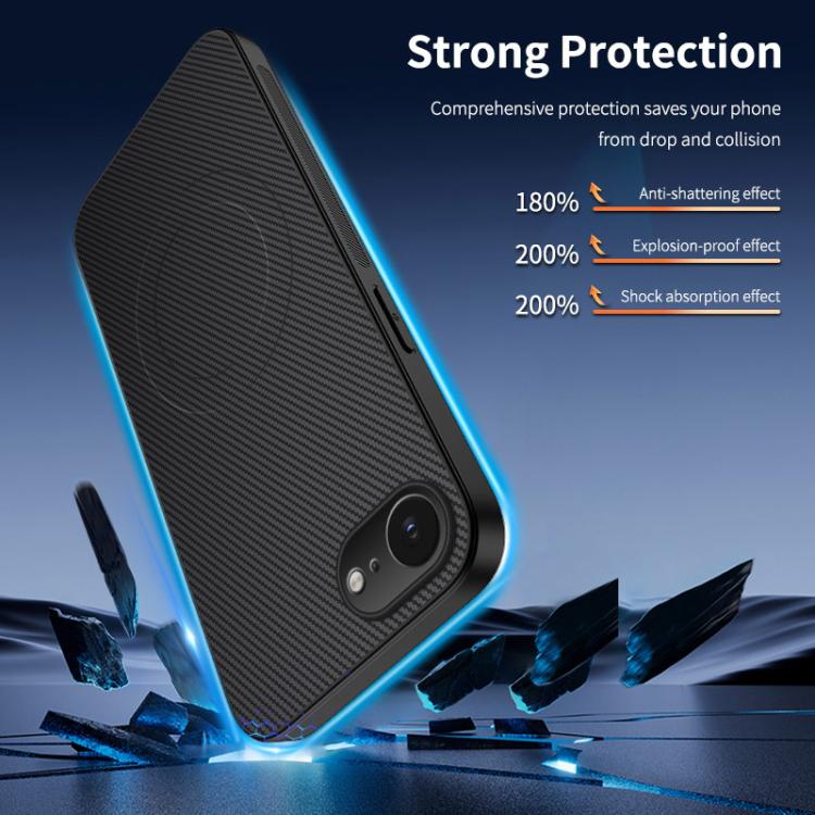 Custodia magnetica fibra carbonio per iPhone 16 e 17