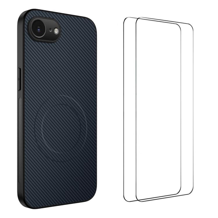 Custodia magnetica fibra carbonio per iPhone 16 e 17