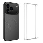 Custodia magnetica fibra carbonio per iPhone 16 e 17