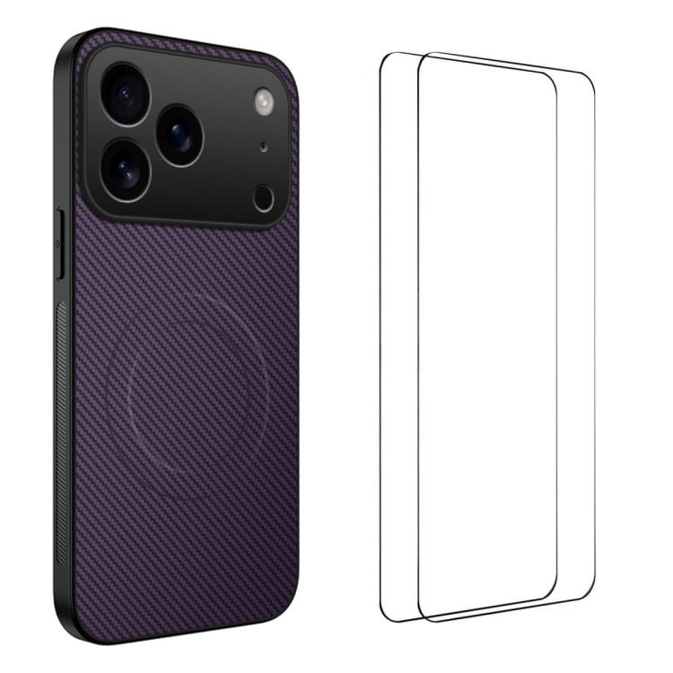 Custodia magnetica fibra carbonio per iPhone 16 e 17
