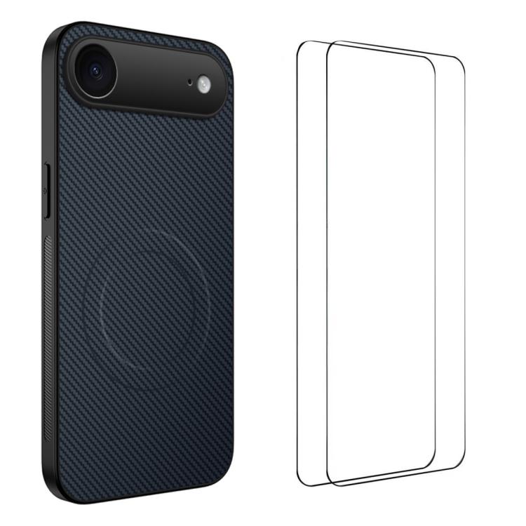 Custodia magnetica fibra carbonio per iPhone 16 e 17