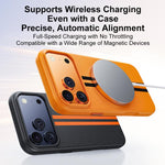 Custodia magnetica per iPhone 16 Pro con colori a contrasto