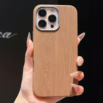 Custodia magnetica effetto legno per iPhone 17 Pro Max
