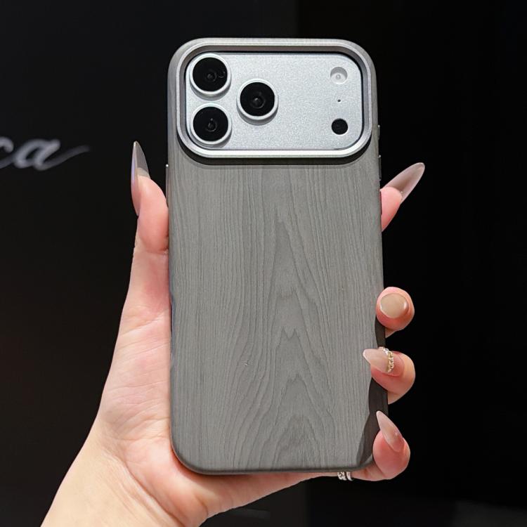 Custodia magnetica effetto legno per iPhone 17 Pro Max