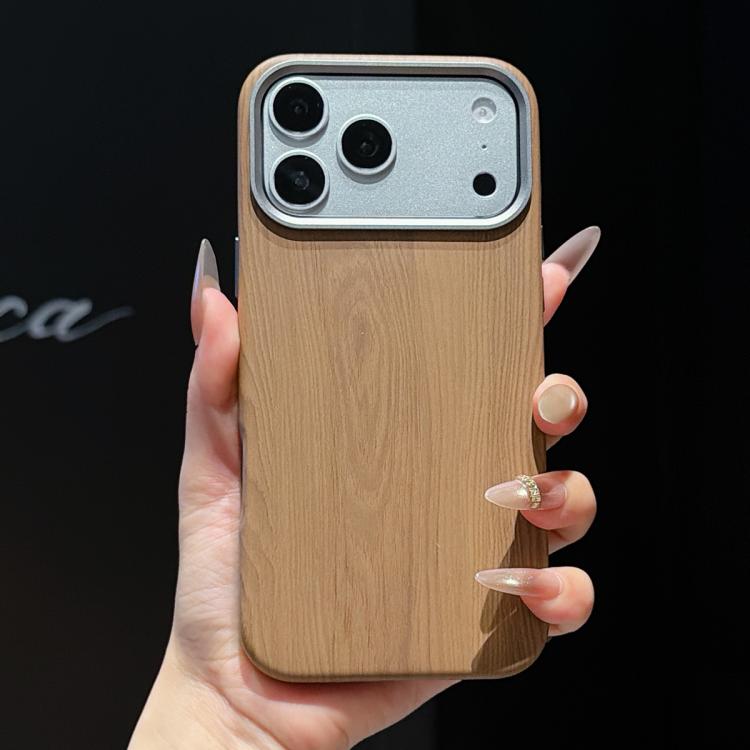 Custodia magnetica effetto legno per iPhone 17 Pro Max