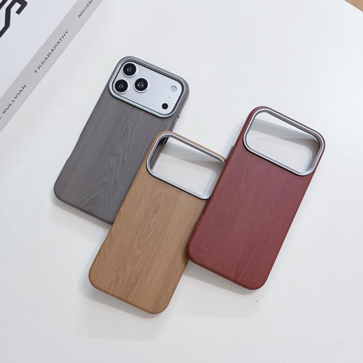 Custodia magnetica effetto legno per iPhone 17 Pro Max