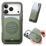 Custodia portafoglio in ecopelle vegana con porta carte per iPhon