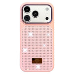 Custodia per telefono antiurto in TPU + PC con strass in resina e emblema in metallo., For iPhone 18 Pro / 17 Pro, For iPhone 18 Pro Max / 17 Pro Max, For iPhone 17, For iPhone Air