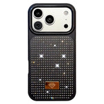 Custodia per telefono antiurto in TPU + PC con strass in resina e emblema in metallo., For iPhone 18 Pro / 17 Pro, For iPhone 18 Pro Max / 17 Pro Max, For iPhone 17, For iPhone Air